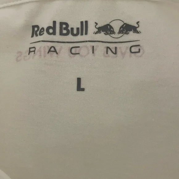 RED BULL Racing White Short Sleeve Graphic Tee Gives You Wings - Picture 5 of 7